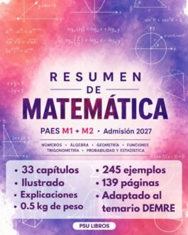 Resumen de matemática – PAES M1 + M2 – IMPRESO