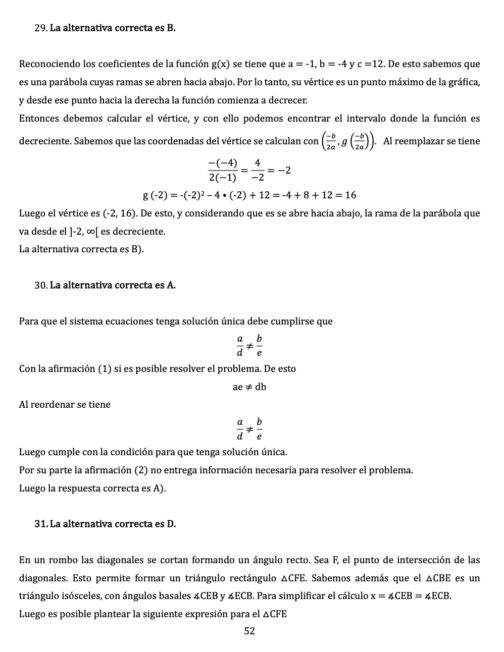 Ensayos nacionales resueltos PAES de matemática M2 (6 ensayos) - IMPRESO - Imagen 3