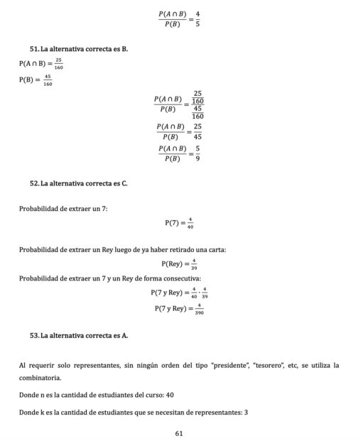 Ensayos nacionales resueltos PAES de matemática M2 (6 ensayos) - IMPRESO - Imagen 7