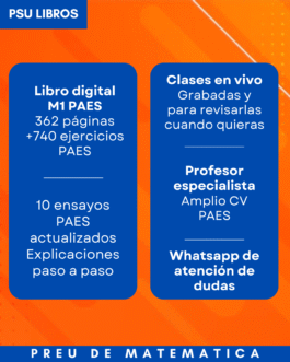 Plan Online Intensivo PAES M1